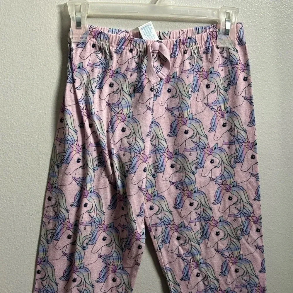 The Children’s Place‎ Girls unicorn Pajama Pants Bottoms Pink Size L (10/12).